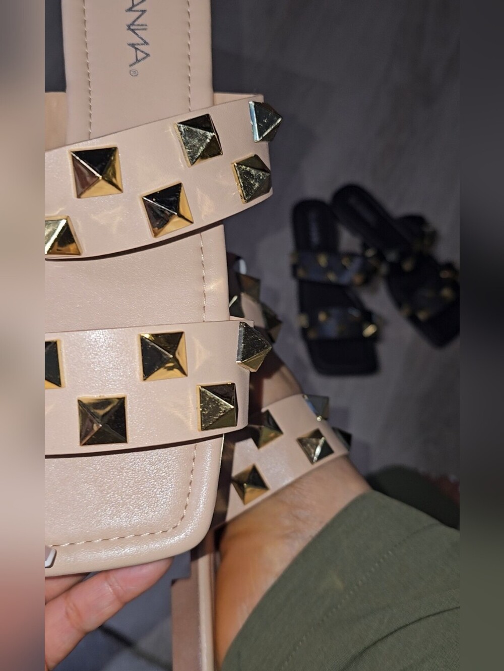 Just In  Nude Doble strap sandals - Picture 3 of 6